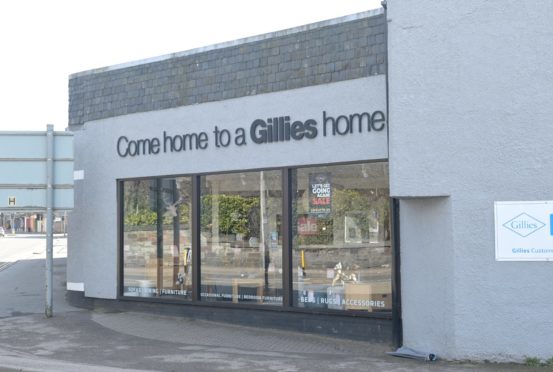 The Gillies furniture store in Inverness.