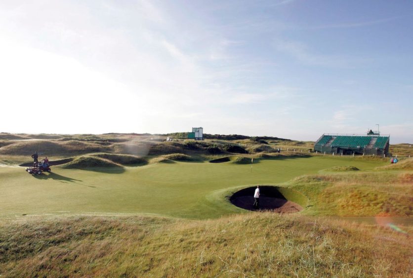 The Championship Course at Carnoustie.