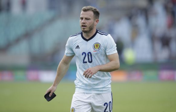 Ryan Fraser in action for Scotland during a friendly match against Luxembourg.