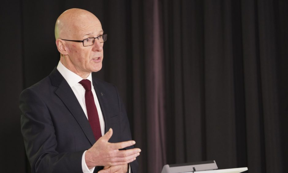 John Swinney says the SNP government will "pursue our priorities in the timescale that we set out"