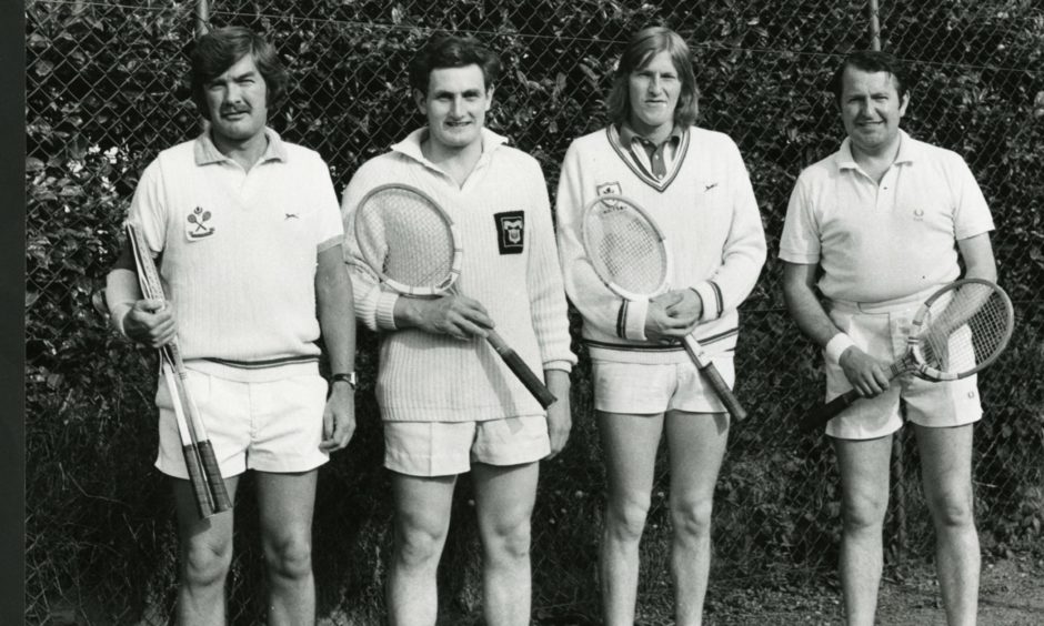 Invergowrie also often held the Midlands Tennis Tournament. 1974.