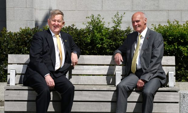 Councillor David Cameron, right, is excited to be able to sculpt his party's local manifesto ahead of next year's council election with group leader Alex Nicoll.