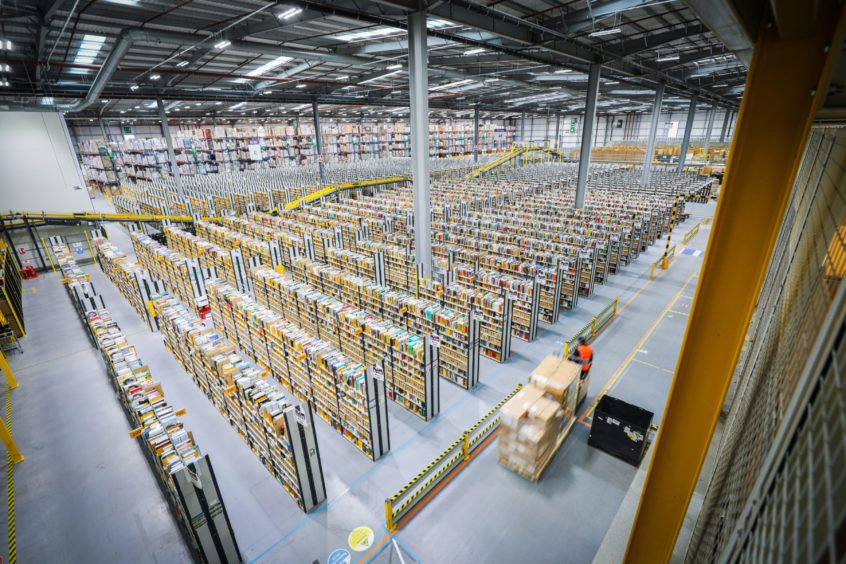 Amazon warehouse in Dunfermline