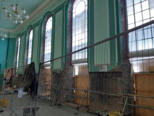 Perth City Hall as work to renovate it gets underway