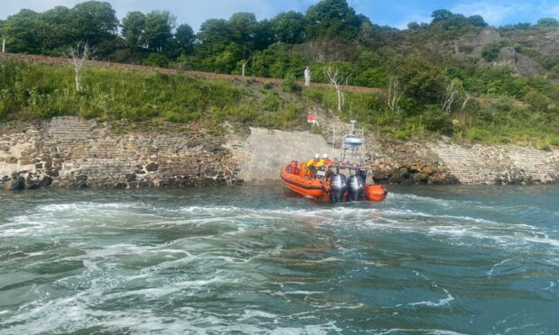 The lifeboat at Burntisland.