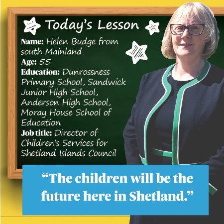 Shetland education director