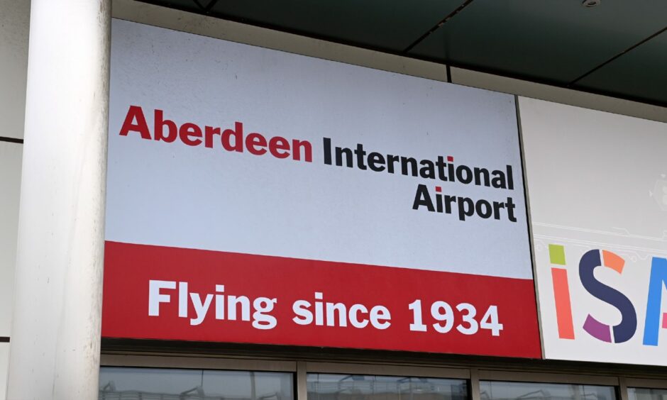 Aberdeen International Airport. Fleein' Geordie Davidson predicted the creation of city airports.