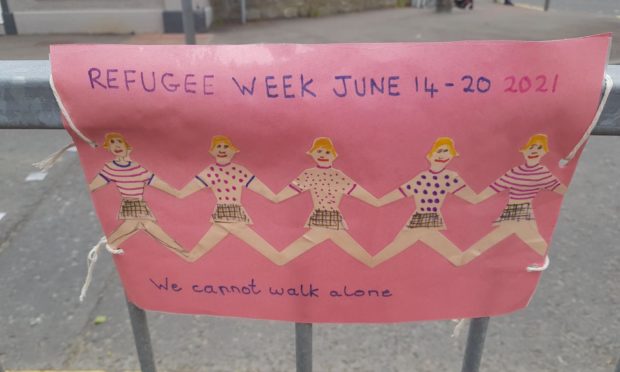 Posters have been put in place across Perth to raise awareness of Refugee Week.