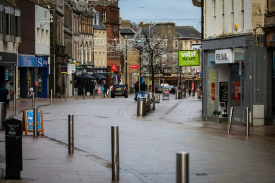 The High Street in Kirkcaldy  has been in decline.