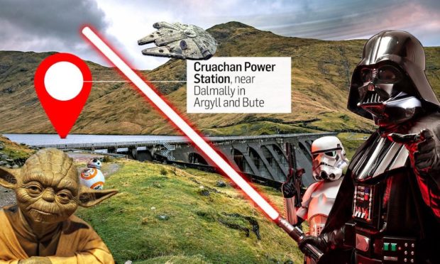 Cruachan Dam, Argyle and Bute, was a filming location for a new Star Wars production