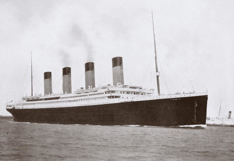 The Titanic set off from Southampton on its maiden voyage in April 1912.