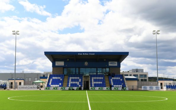 Balmoral Stadium, home of Cove Rangers.