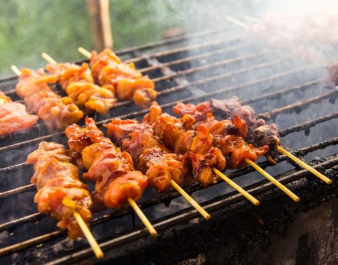 Chicken on barbecue
