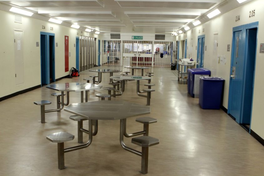 General view inside one of the halls at Perth Prison