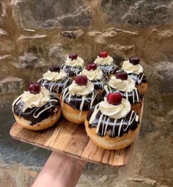 Black Forest doughnuts.