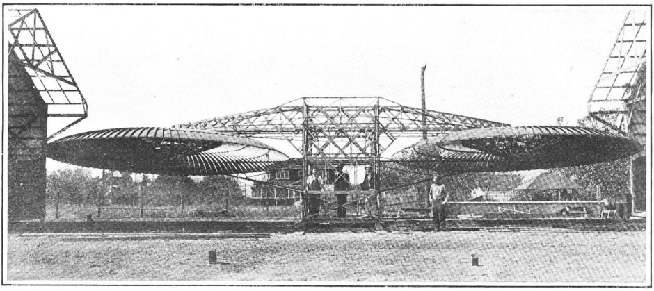 An air-car design by Fleein' Geordie Davidson from 1909. Supplied by National Museums Scotland.
