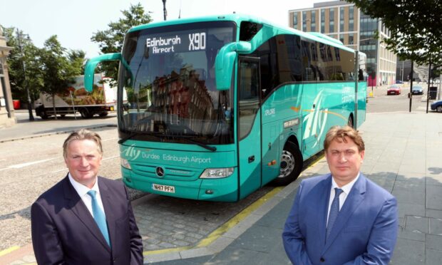 Sandy Easdale and his brother James, McGill's Buses chairman.