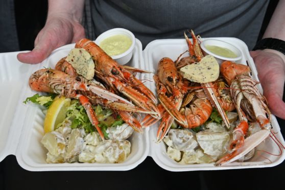seafood street food dishes from the Redshank