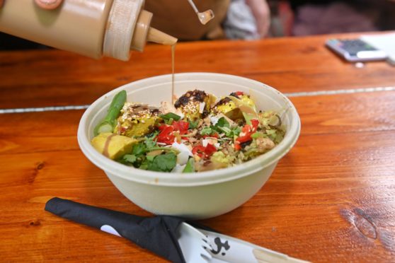 A vegetable dish from the saucy horse noodle bar