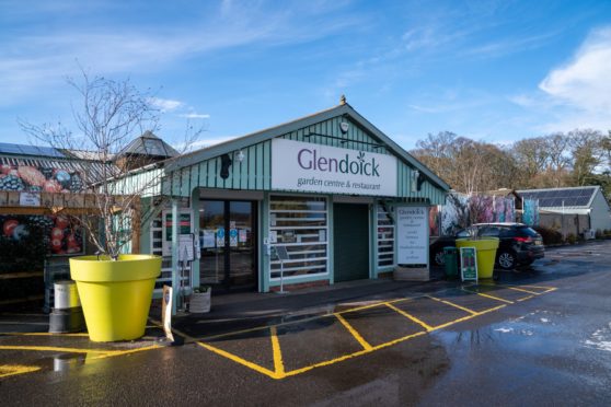 The fires were reported to be not far from Glendoick Garden Centre.