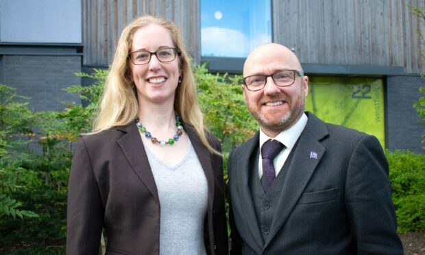 Lorna Slater and Patrick Harvie, co-leaders of the Scottish Greens.