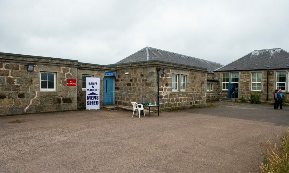 Volunteers from Banff And Macduff Men's Shed have designs for the old Fife Street School, Macduff and are putting together a community asset transfer bid.