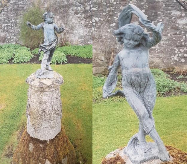 Cherub statues stolen Kinross