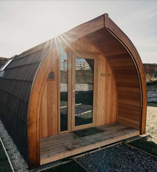 campsite glamping pods site
