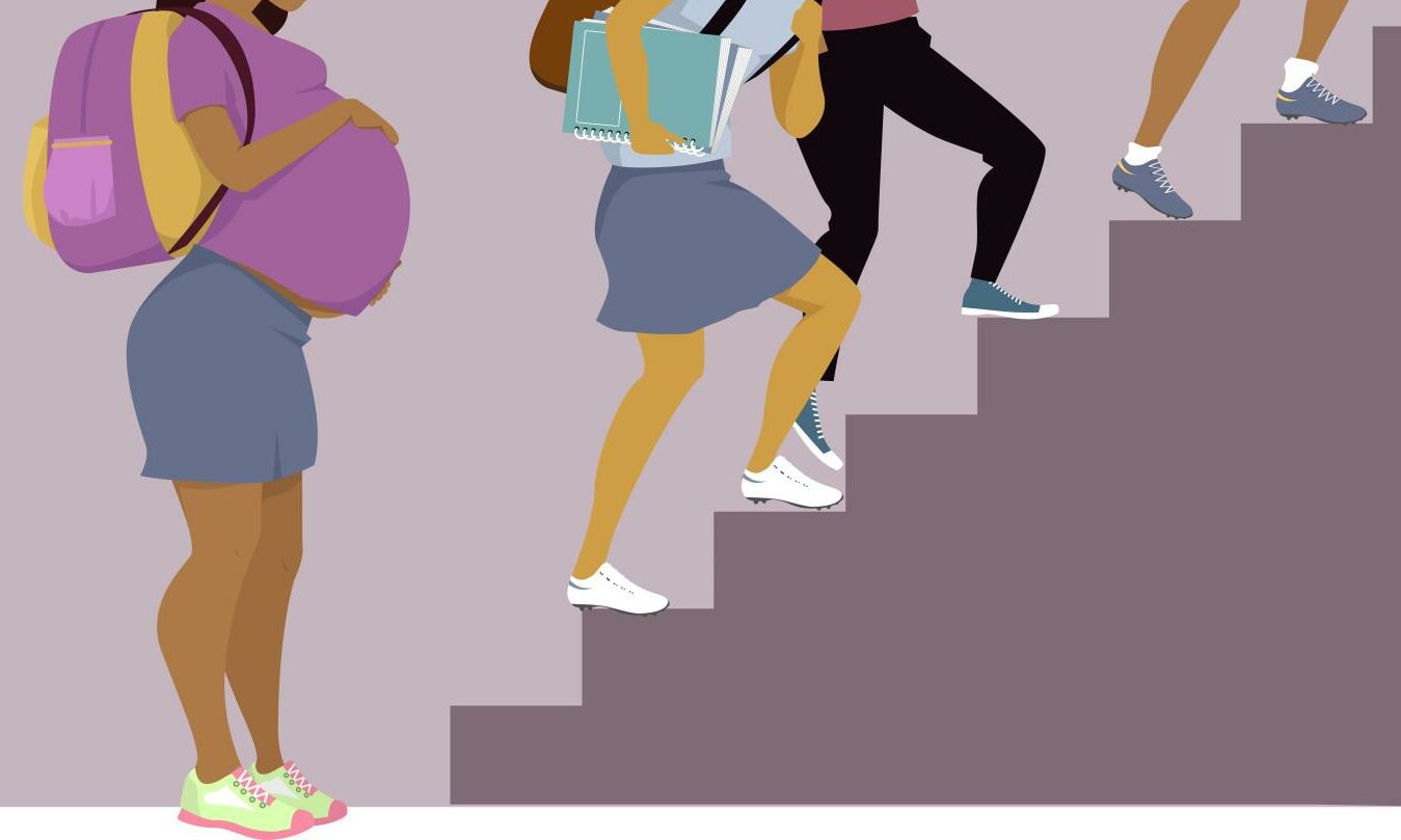 Despite the teen pregnancy rate in Scotland falling, there are concerns some young women are missing out on the chance to continue education or find a job.