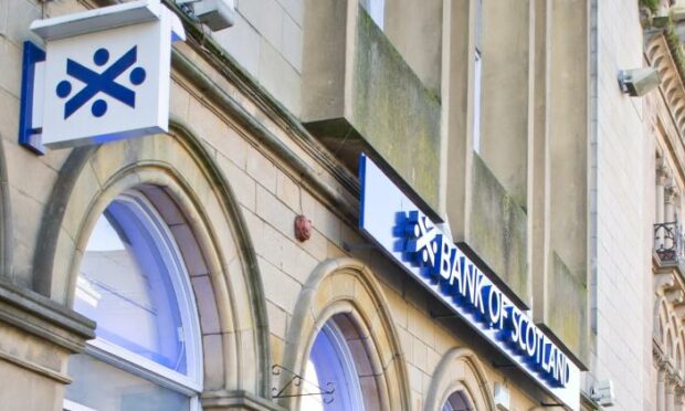 Bank of Scotland sign