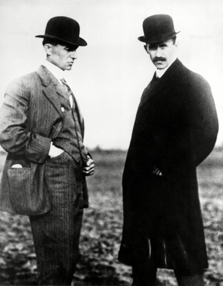Wilbur Wright and Orville Wright.