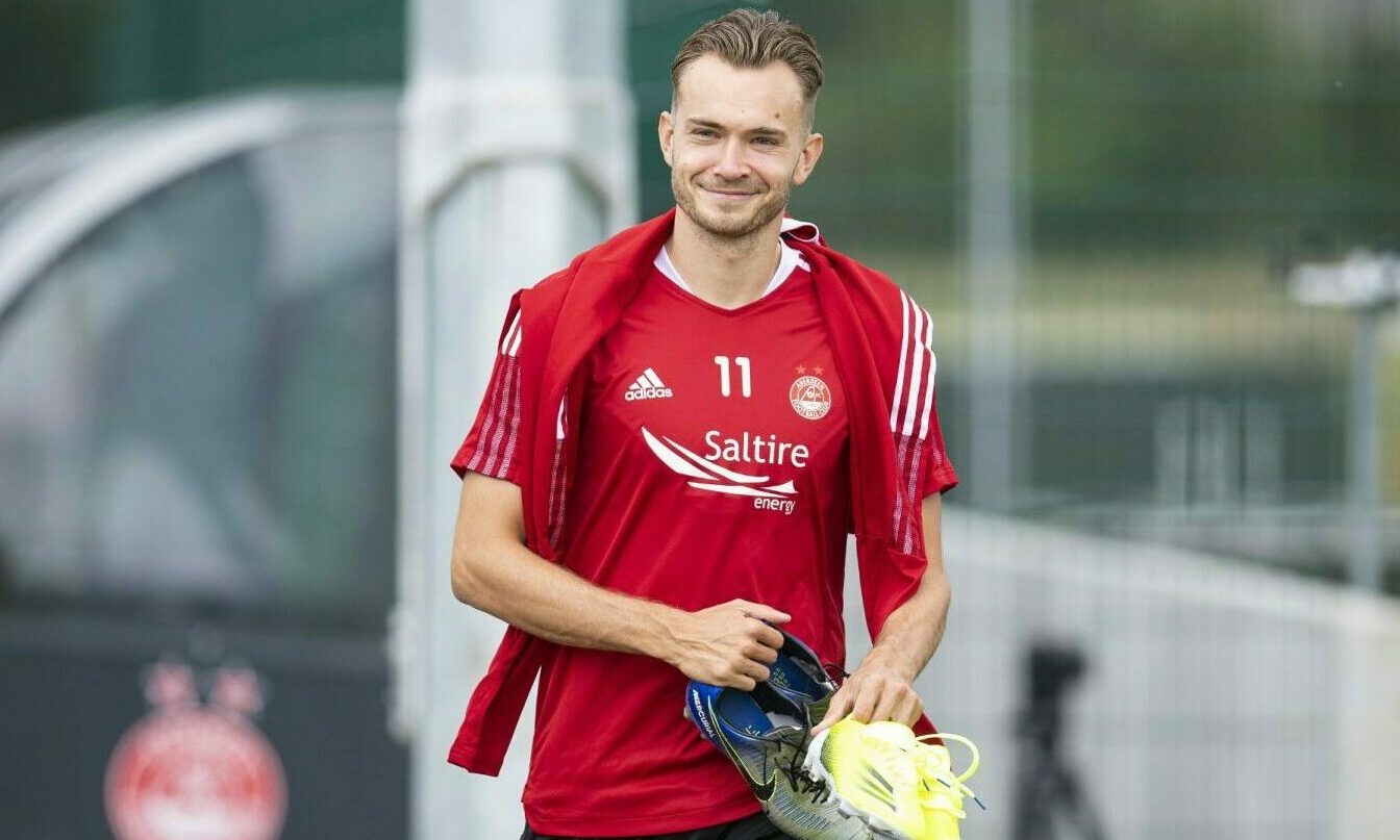 Aberdeen midfielder Ryan Hedges.