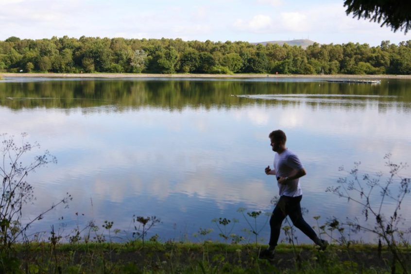 Clatto Reservoir is a popular area for visitors.