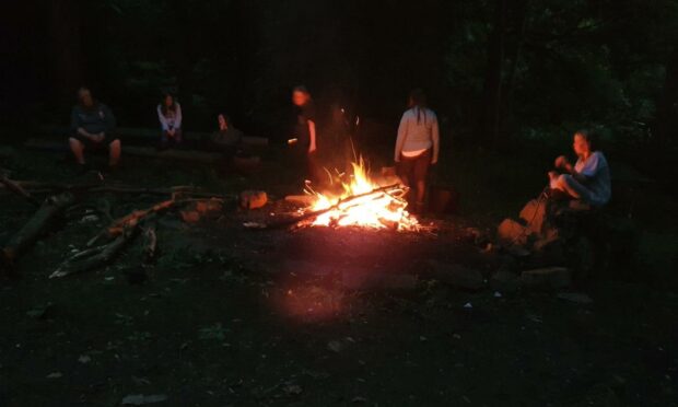 Dundee Scouts camping