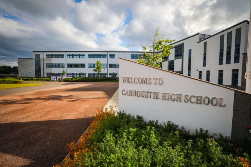 The second attack took place on Shanwell Road, near to Carnoustie High School.