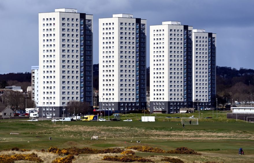 The Seaton high-rises have dominated the Aberdeen skyline for decades.