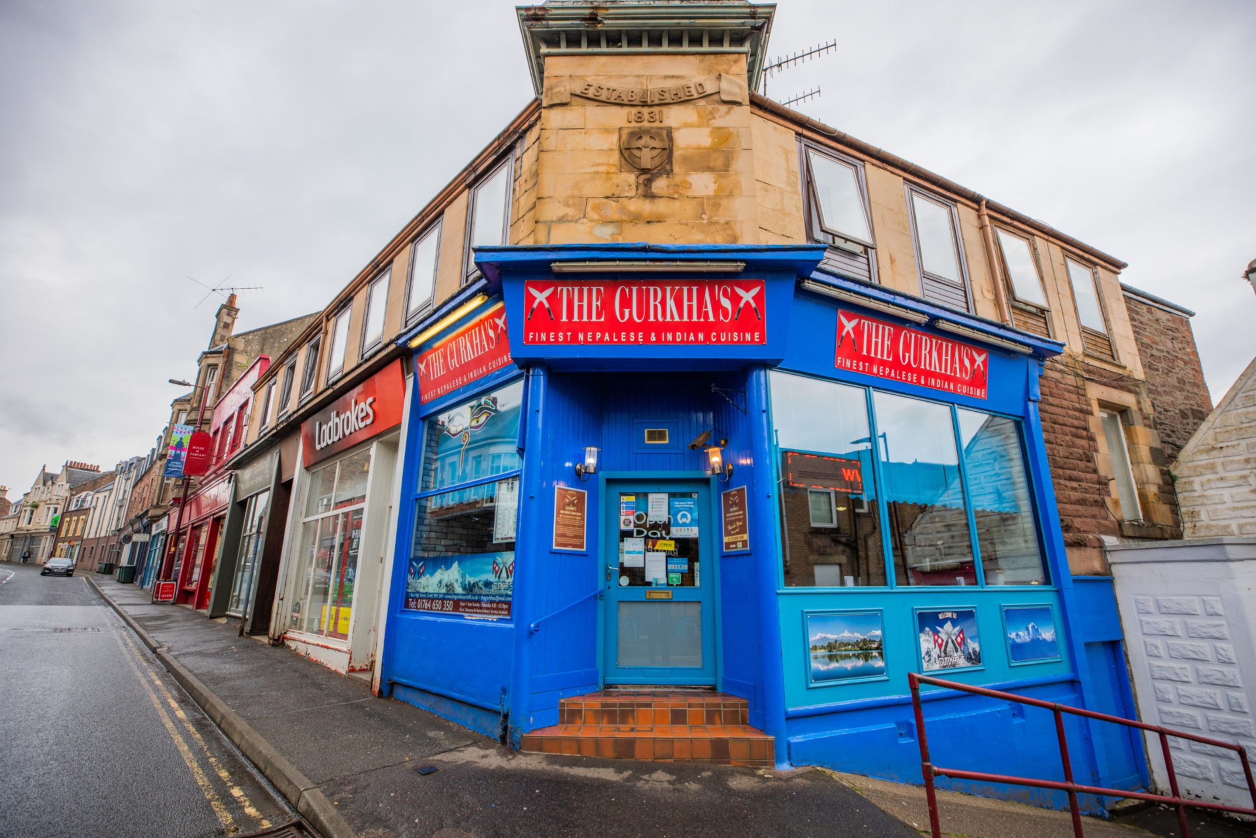 The Ghurka's restaurant in Crieff was the victim of fraud