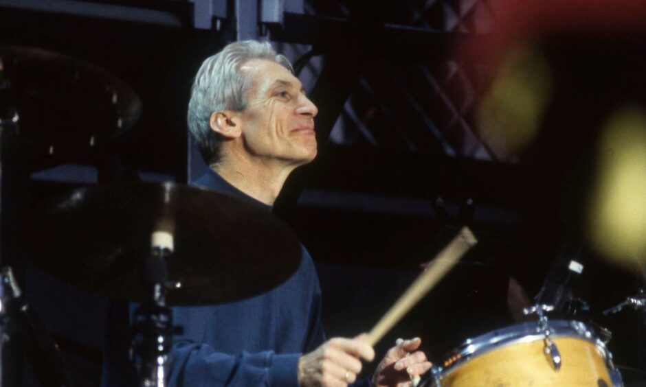 The legendary Charlie Watts pictured in 1990.