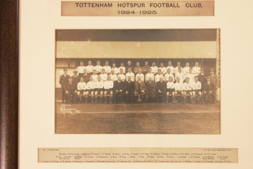 Spurs' 1924-5 team, managed by Invernessian Peter McWilliam.