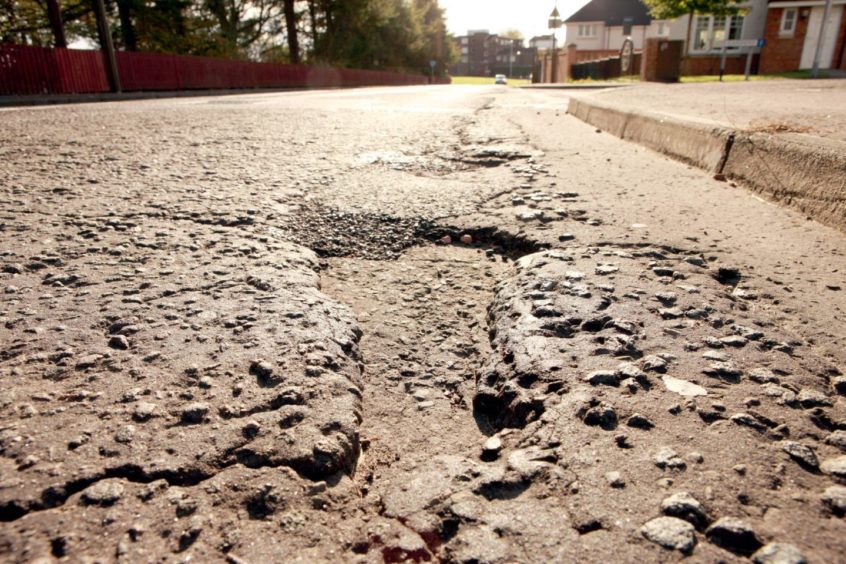 Dundee potholes