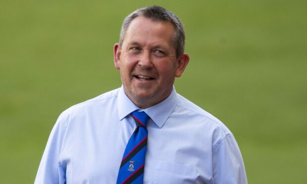 Caley Thistle manager Billy Dodds.