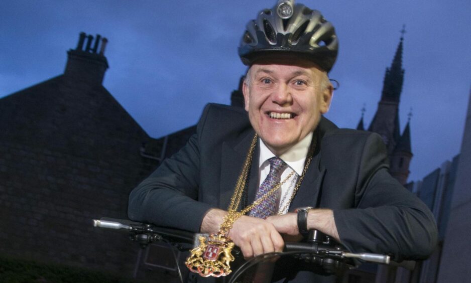 Aberdeen's bike-sharing scheme has taken its name from Lord Provost Barney Crockett