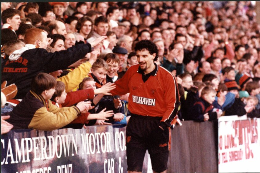 Ferreyra was a favourite with the fans during his time at Tannadice.