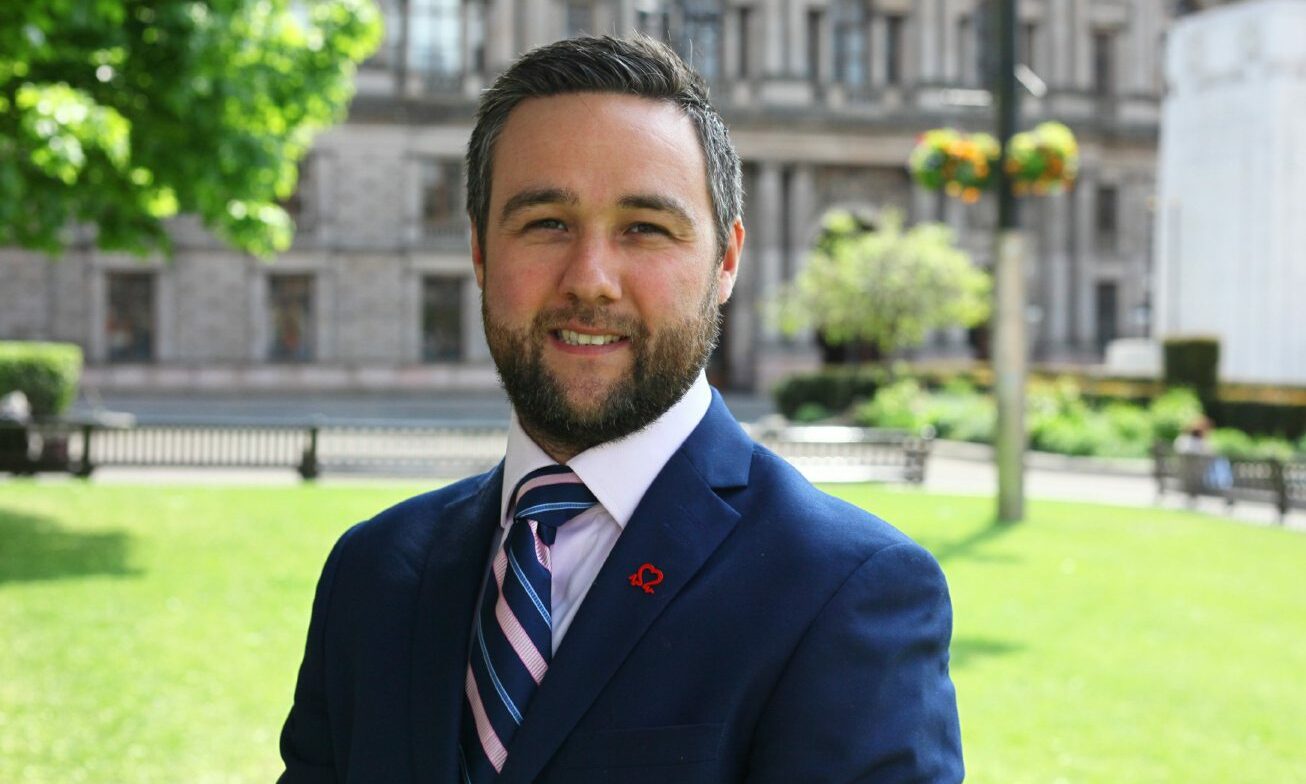 David McColgan, policy and public affairs manager for British Heart Foundation Scotland.