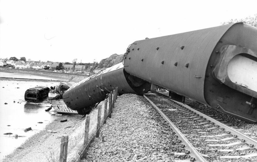 The Invergowrie rail crash happened on October 22 1979.