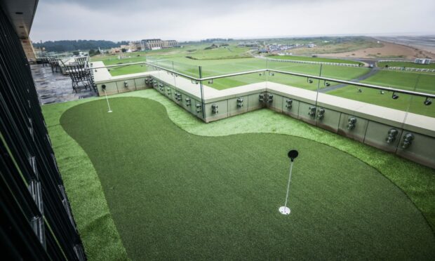 Rusacks St Andrews has a rooftop putting green.