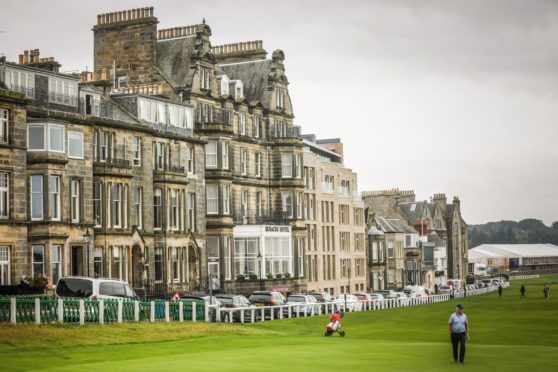 Rusacks St Andrews overlooks the Old Course.