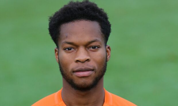New Cove Rangers signing Ola Adeyemo during his days at Dundee United.