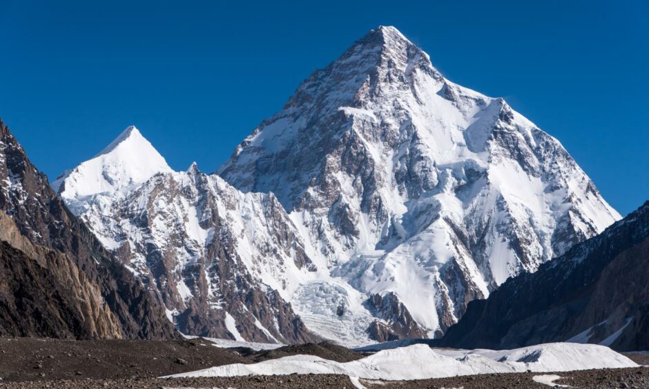K2, the second-highest mountain on Earth