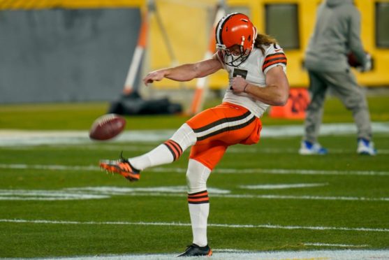 Jamie Gillan is entering his third season with the Cleveland Browns.